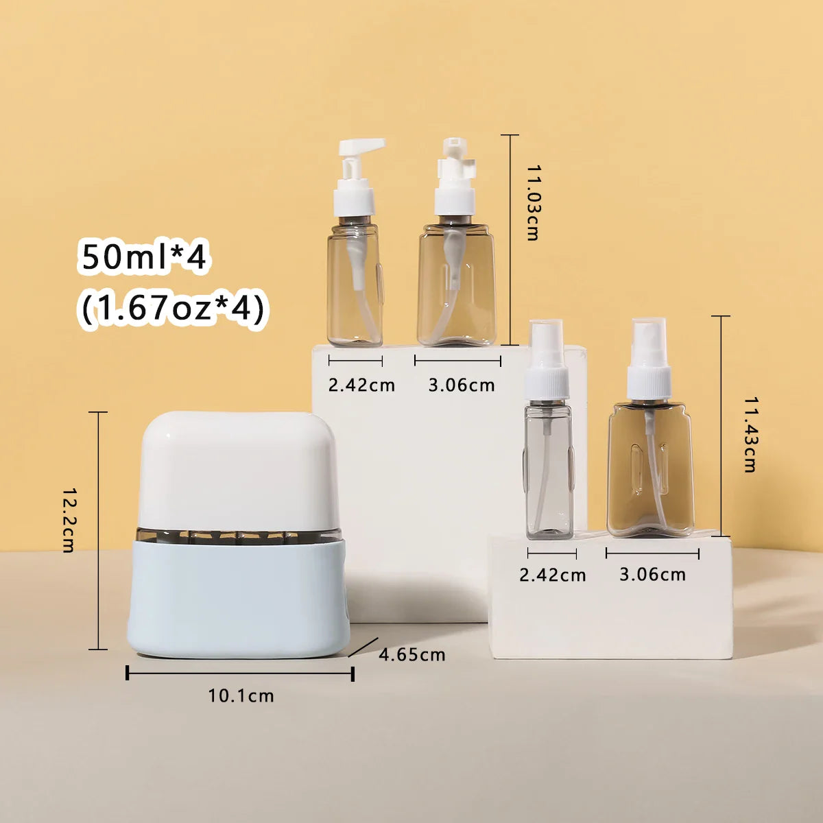 Portable Travel Spray Bottle Set - Wholesalus