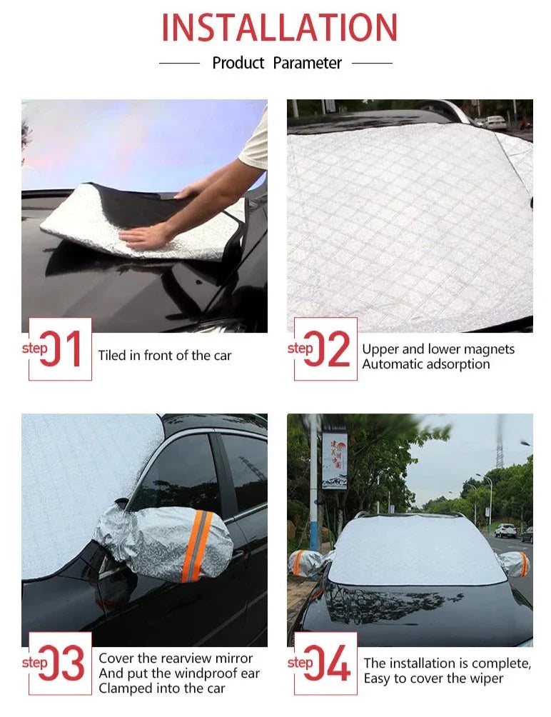 Car Windshield Snow and Sun Cover - Wholesalus