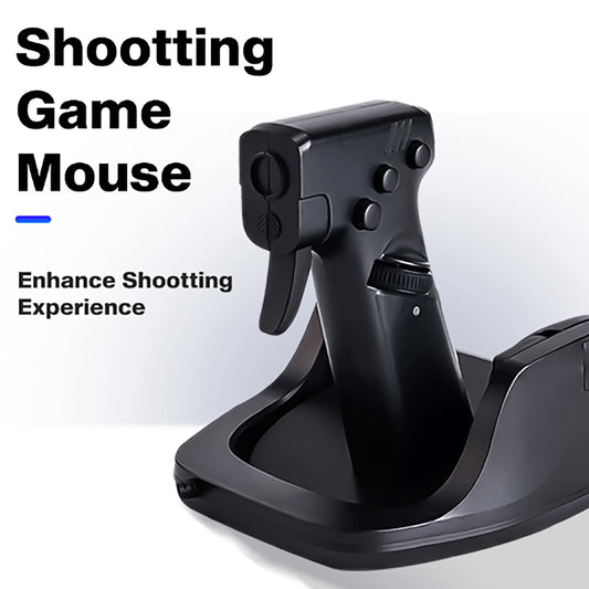 Ergonomic Gun Style Gaming Mouse - Wholesalus
