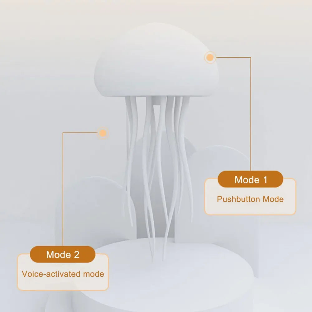 Voice Control Jellyfish LED Night Lamp - Wholesalus
