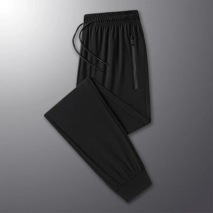 High Elastic Ice Silk Casual Pants - Wholesalus