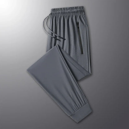 High Elastic Ice Silk Casual Pants - Wholesalus