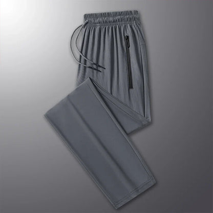 High Elastic Ice Silk Casual Pants - Wholesalus