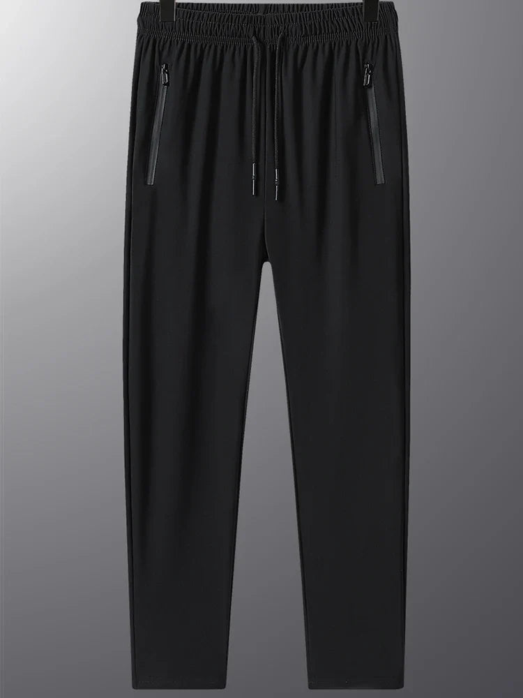 High Elastic Ice Silk Casual Pants - Wholesalus