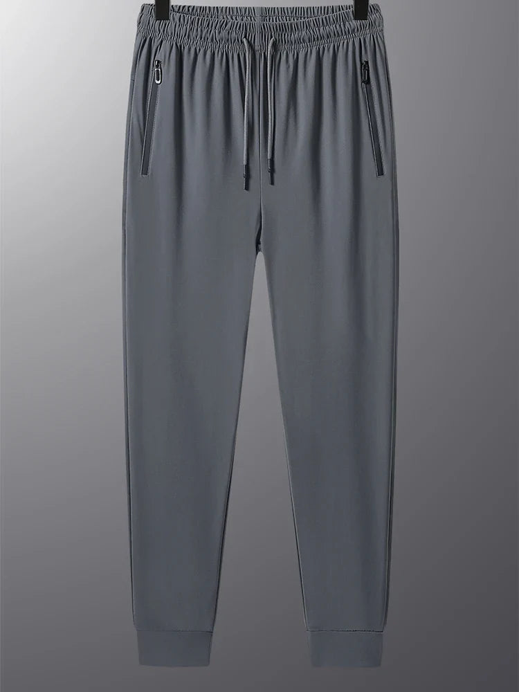 High Elastic Ice Silk Casual Pants - Wholesalus