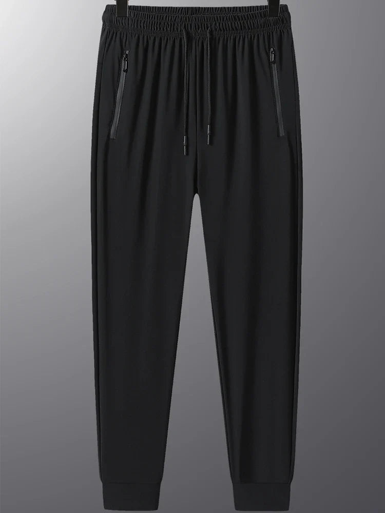 High Elastic Ice Silk Casual Pants - Wholesalus
