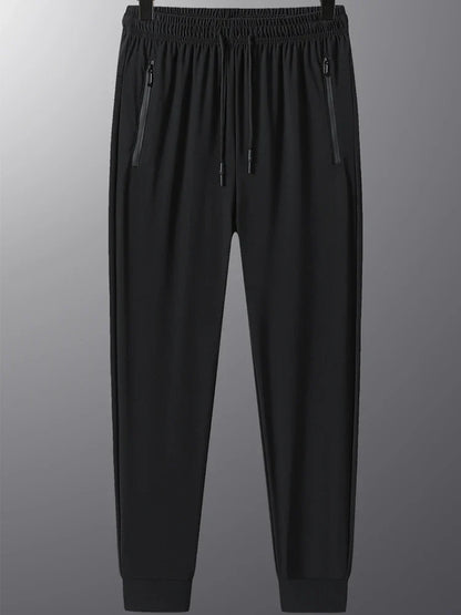 High Elastic Ice Silk Casual Pants - Wholesalus
