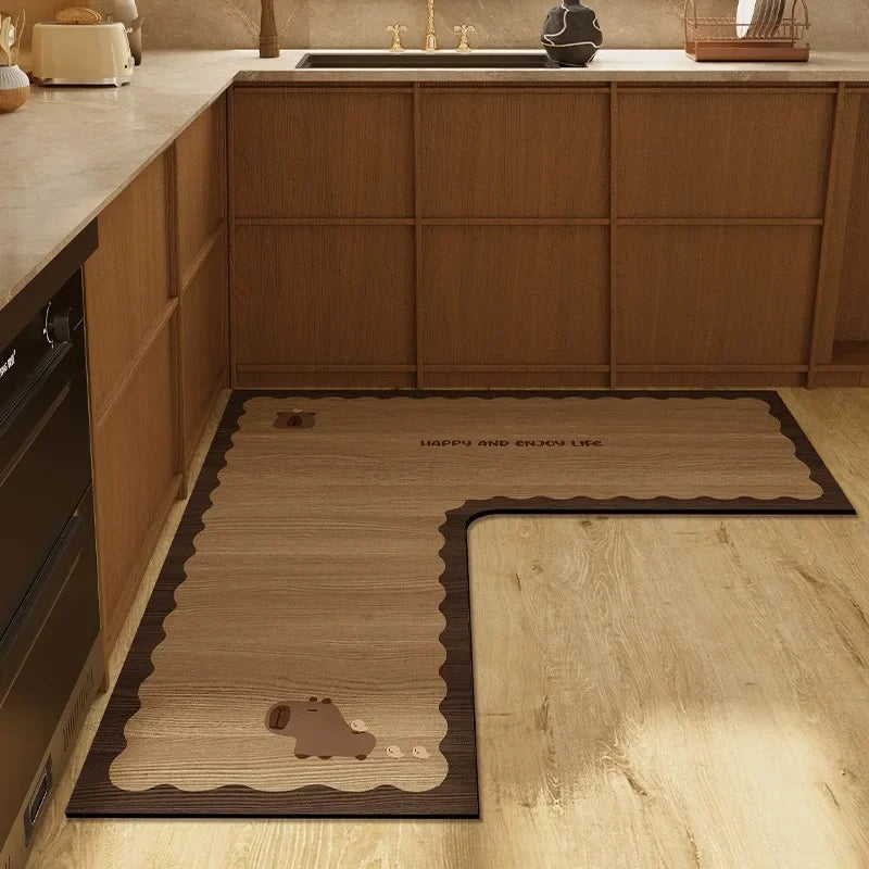 L-shaped Non-slip Floor Mat - Wholesalus