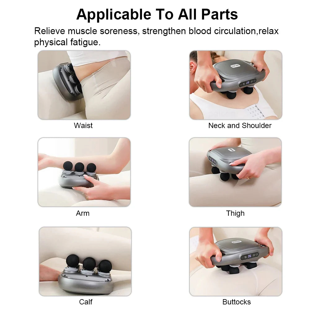 Multi-Functional Full-Body Massager Gun - Wholesalus