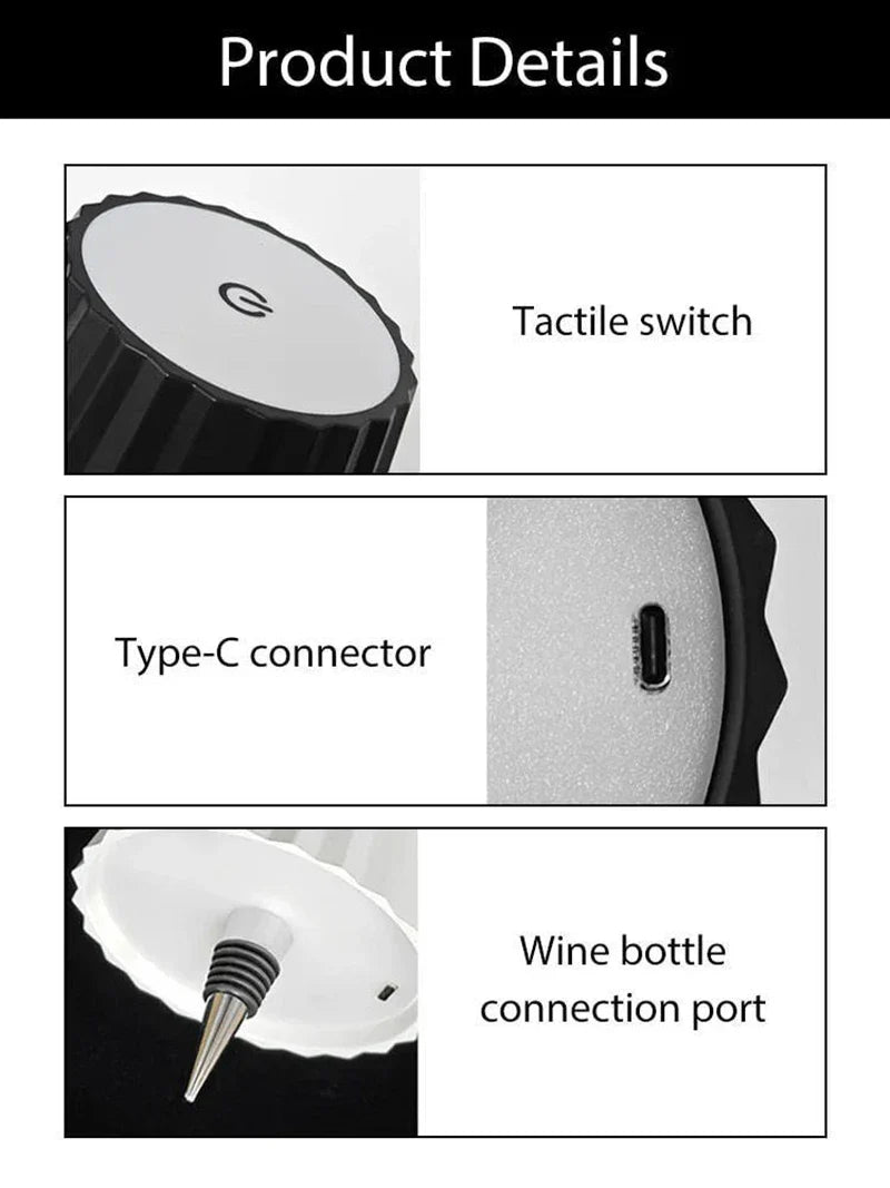 Touch Wireless Bottle Lamp - Wholesalus