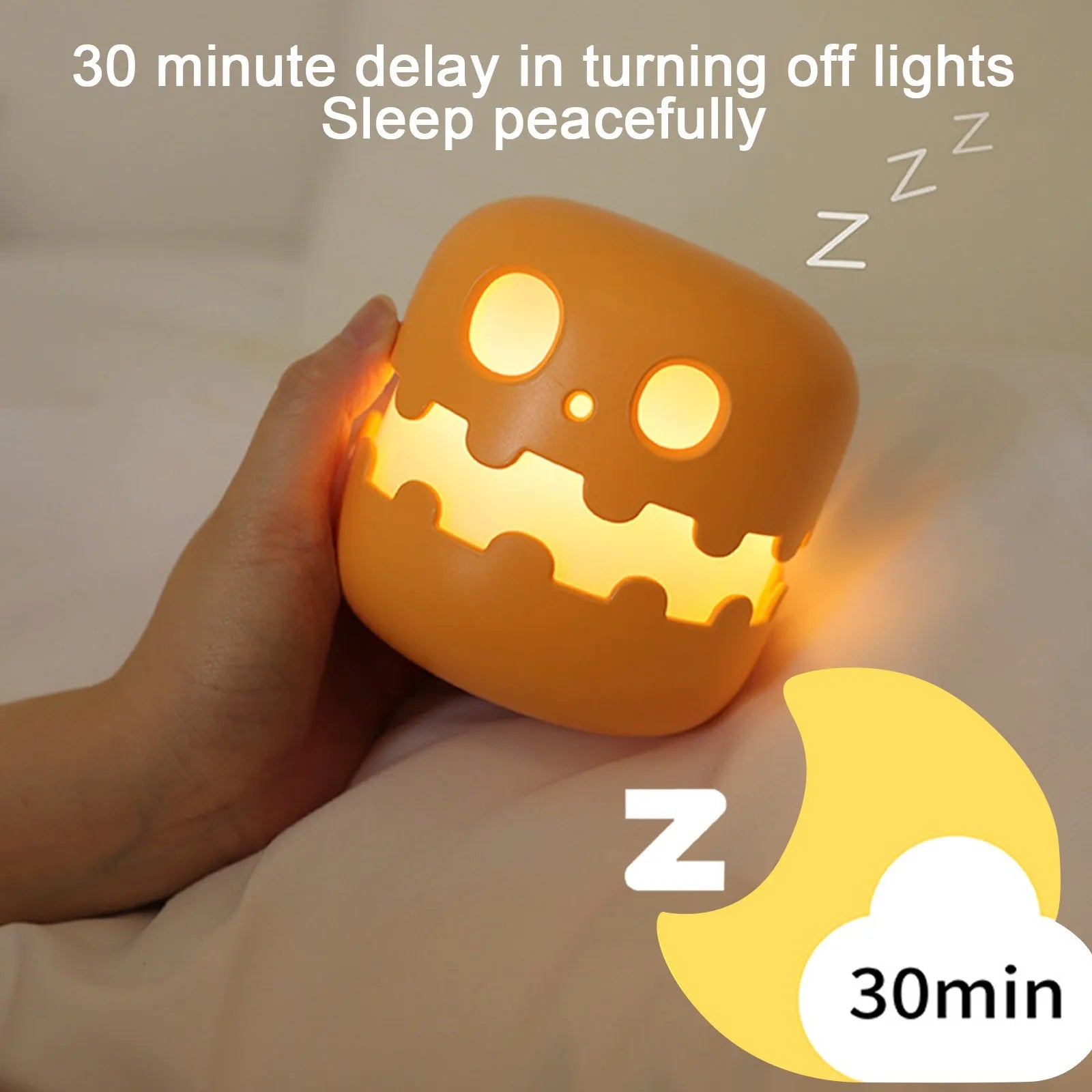 Halloween Pumpkin Night Light - Wholesalus
