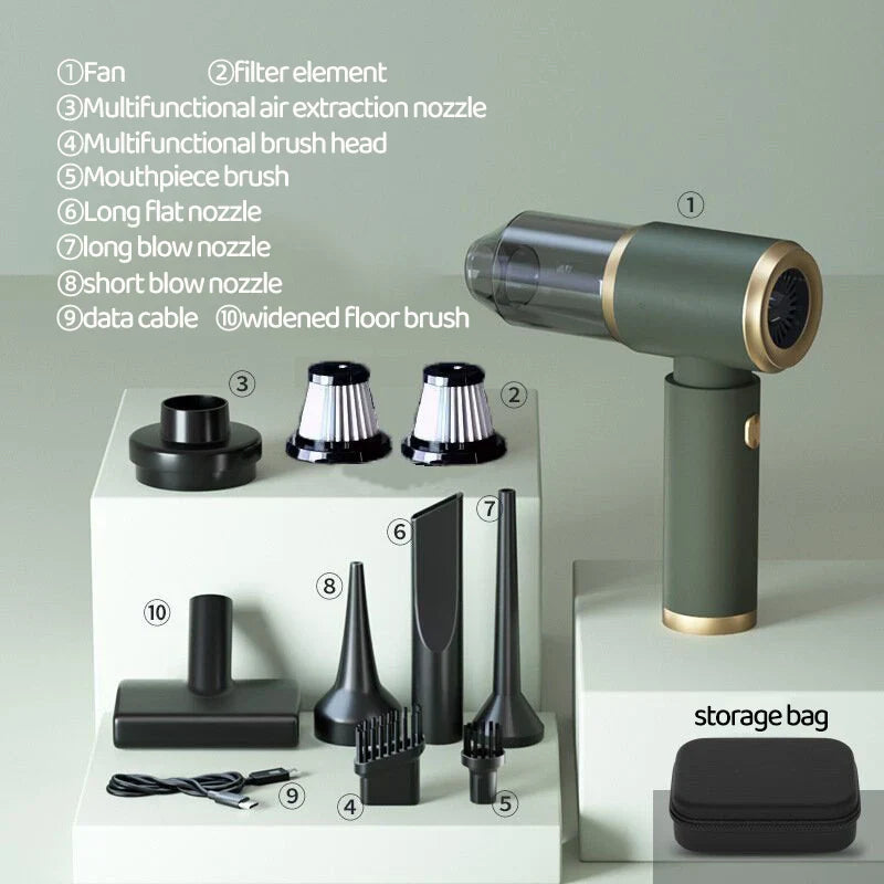 Handheld Suction and Blow Vacuum Cleaner - Wholesalus