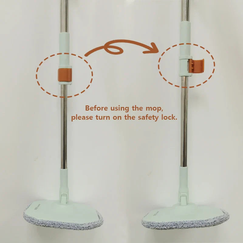 Hands-free Rotating Squeeze Mop With Bucket - Wholesalus