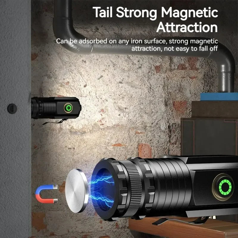 Multifunctional Powerful Super Bright Flashlight - Wholesalus