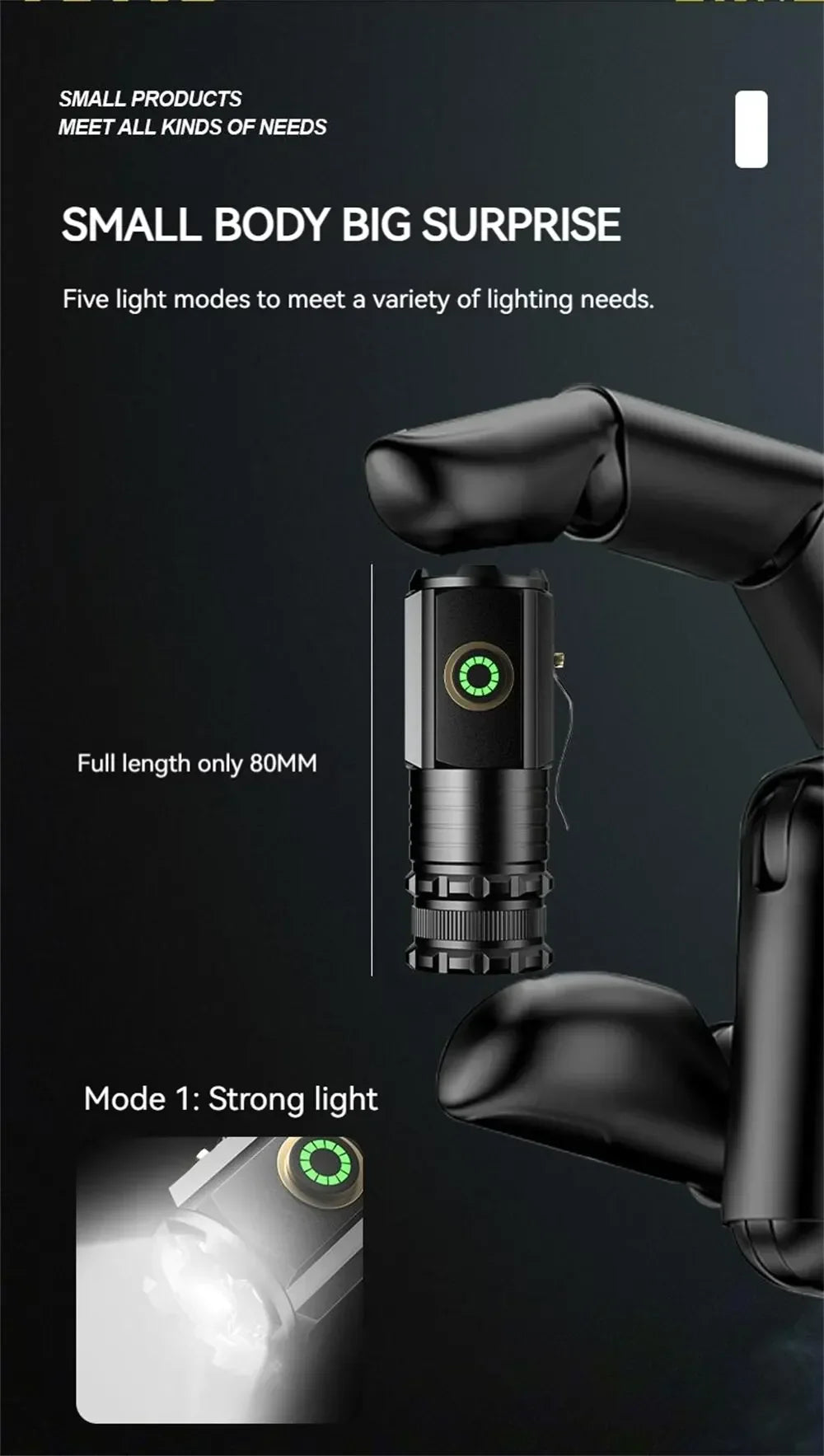 Multifunctional Powerful Super Bright Flashlight - Wholesalus