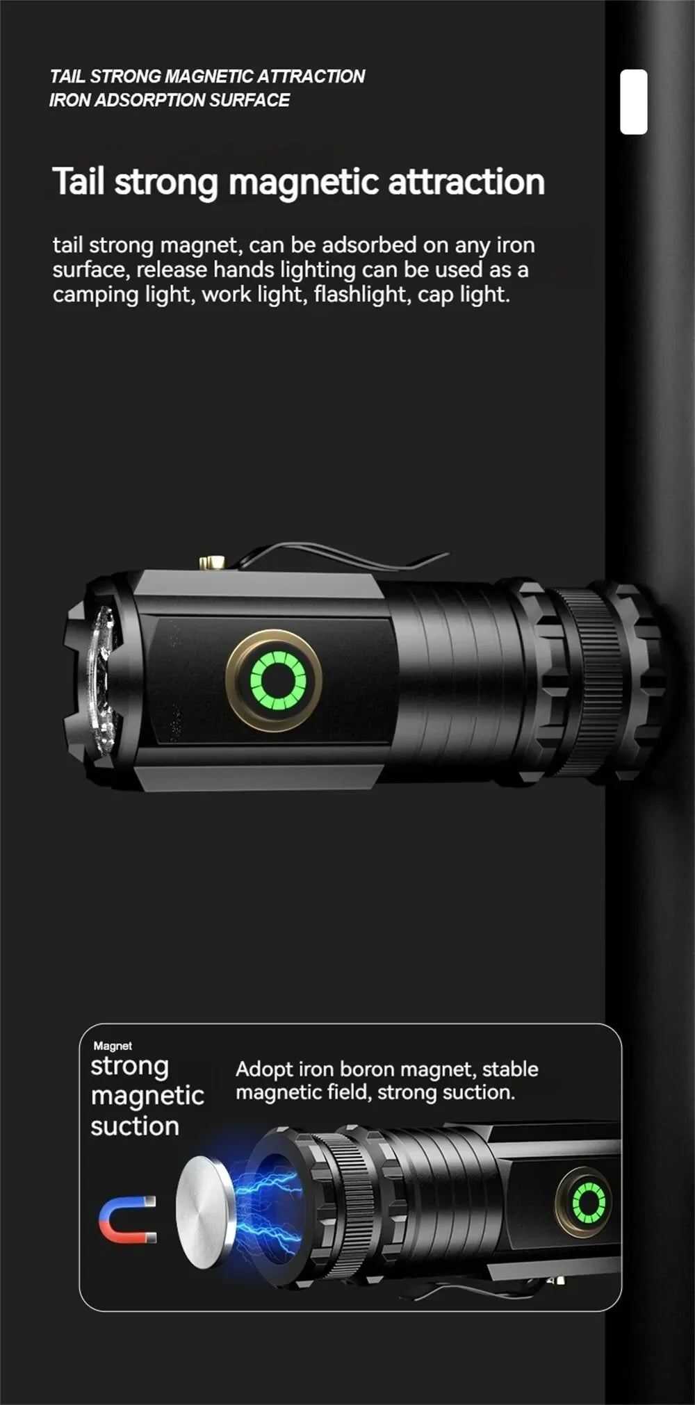 Multifunctional Powerful Super Bright Flashlight - Wholesalus