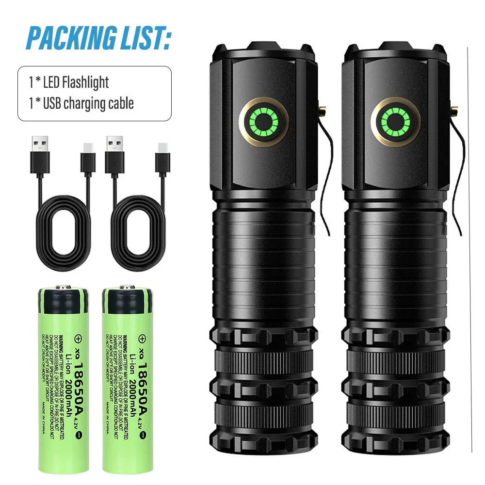 Multifunctional Powerful Super Bright Flashlight - Wholesalus
