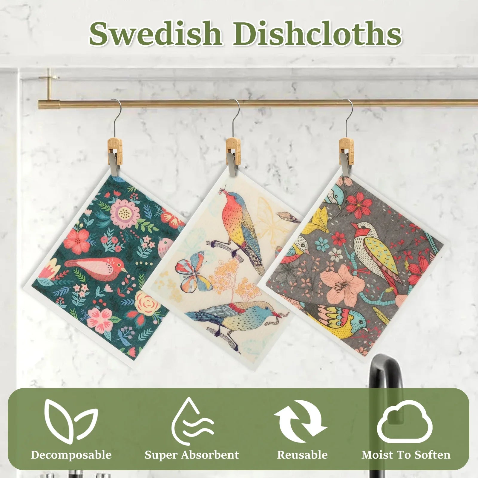 Reusable Kitchen Cleaning Clothes - Wholesalus