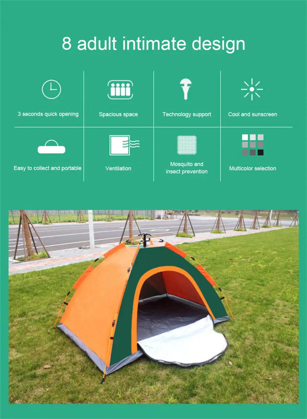 Automatic Camping Umbrella Tent - Wholesalus