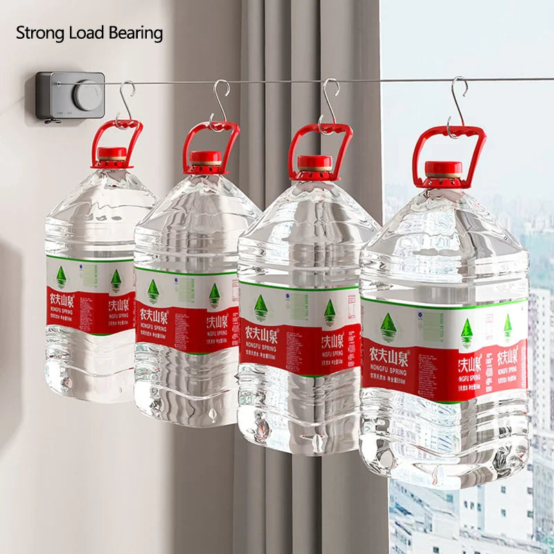 Retractable Space-Saving Clothesline - Wholesalus