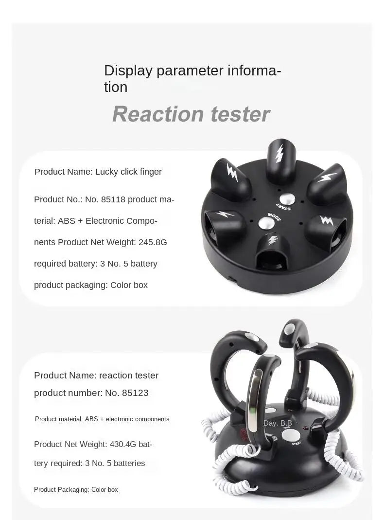 Electroshock Reaction Tester Toy - Wholesalus