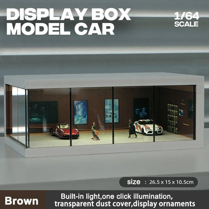 Miniature Car Garage Display - 1 Storey - Wholesalus