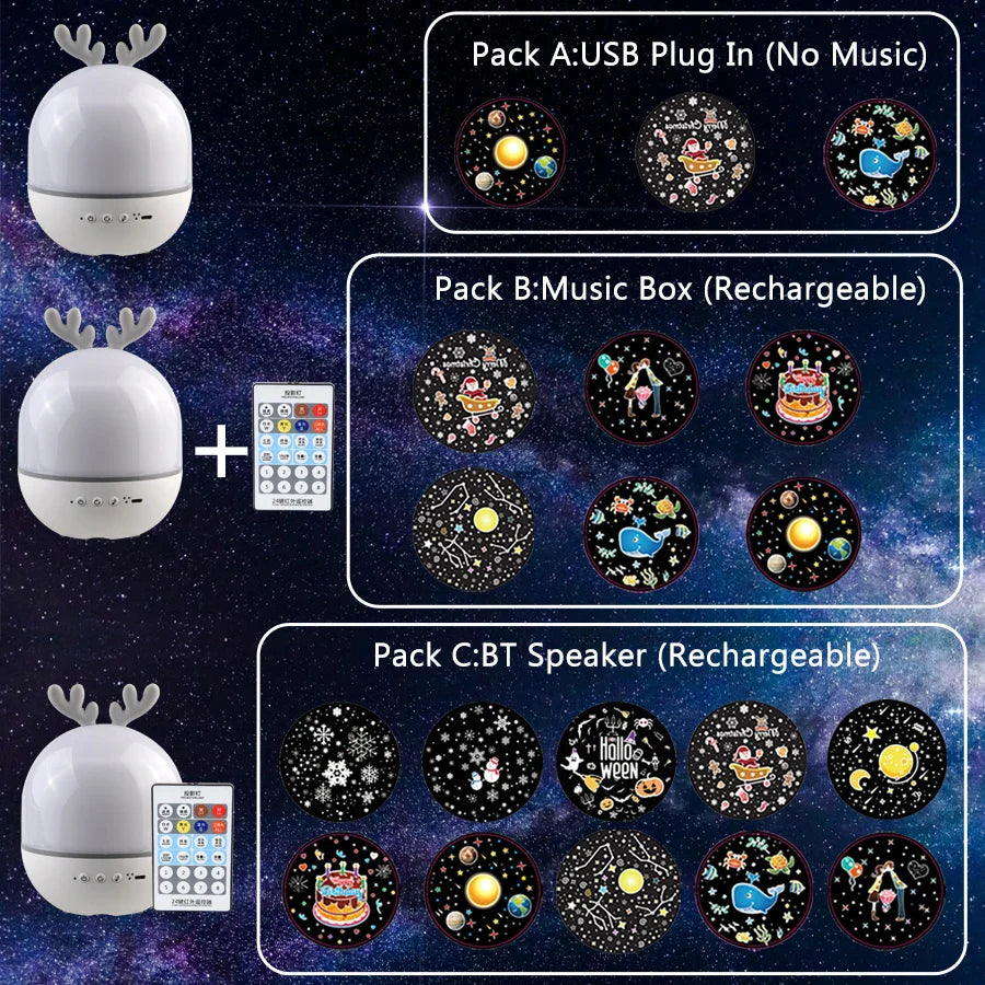 Starry Sky Projector Night Lamp - Wholesalus