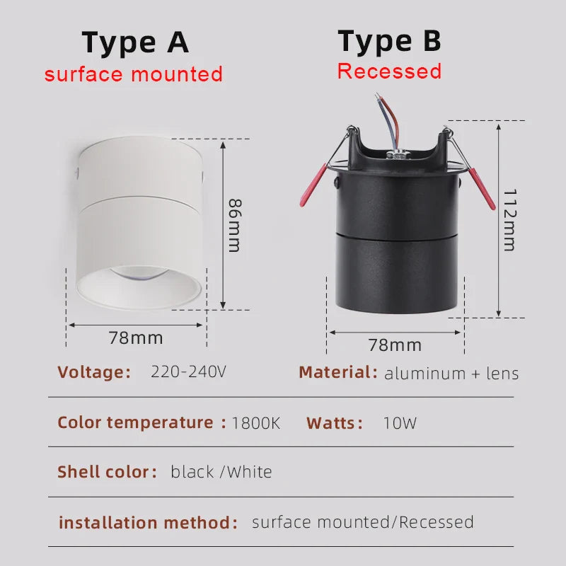 Sunset Ceiling Spotlight - Wholesalus
