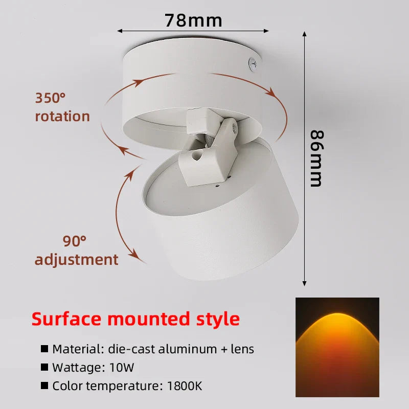 Sunset Ceiling Spotlight - Wholesalus