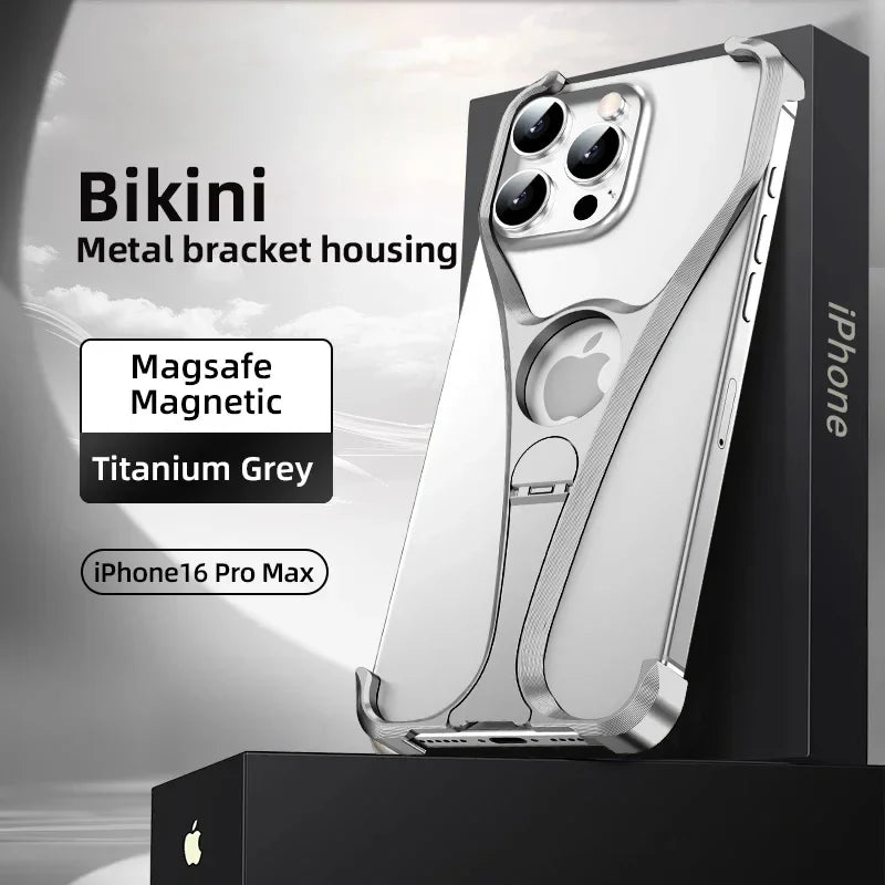 Alloy Metal Frameless Phone Case - Wholesalus