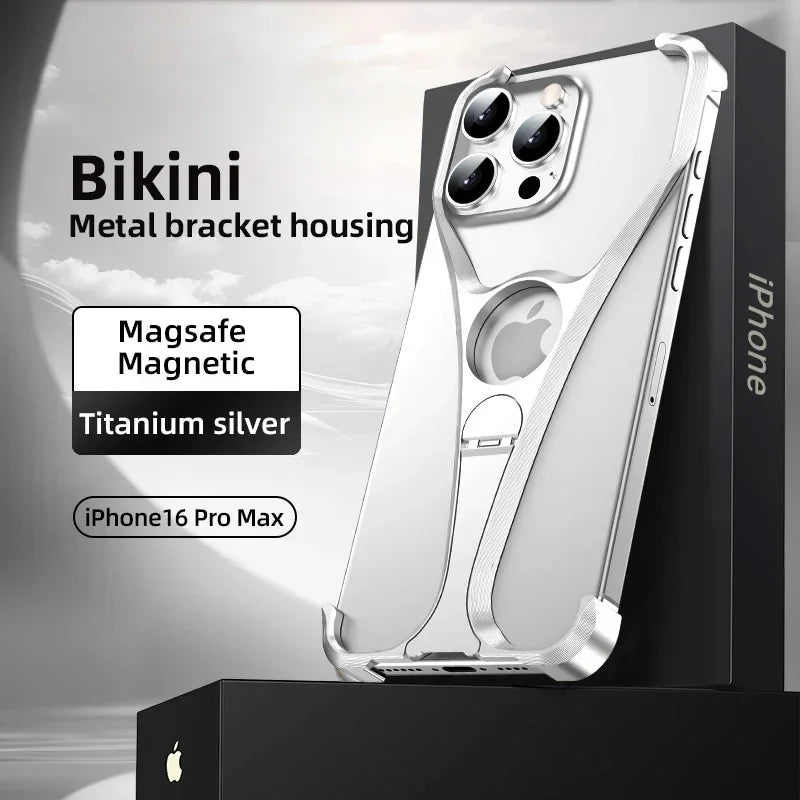 Alloy Metal Frameless Phone Case - Wholesalus