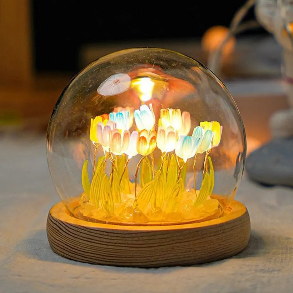 Golden Plated Artificial Luminous Roses - Wholesalus
