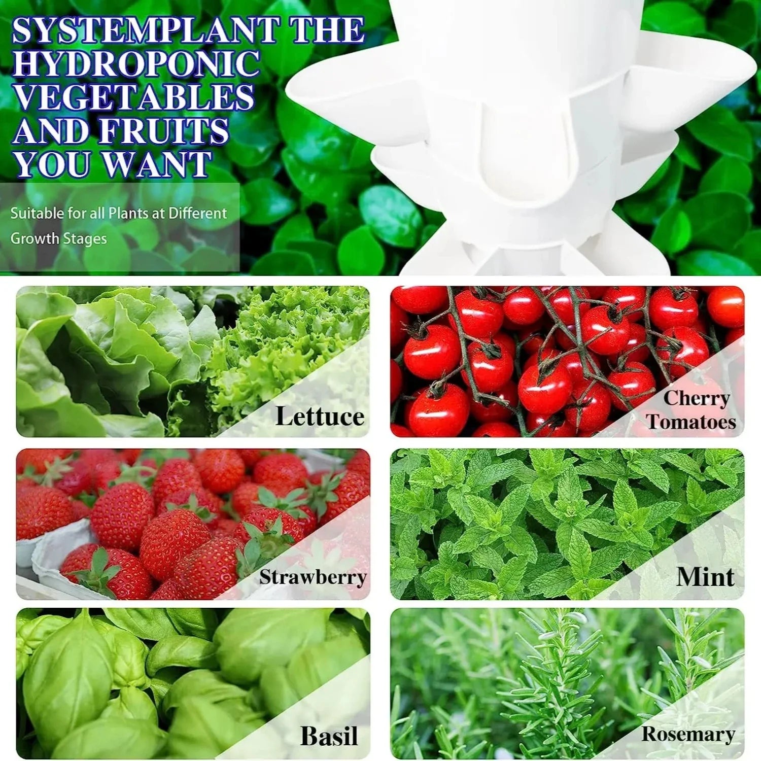 Hydroponic Vertical Garden Tower - Wholesalus