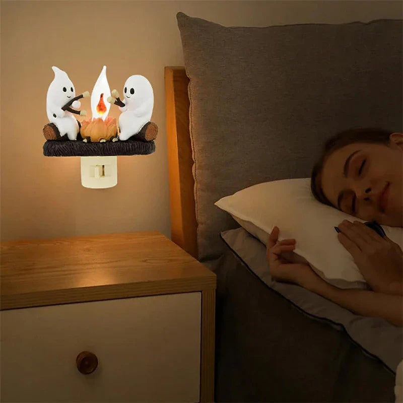 Ghost Campfire Night Light - Wholesalus