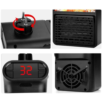 Mini Electric 3D Flame Fireplace Heater - Wholesalus