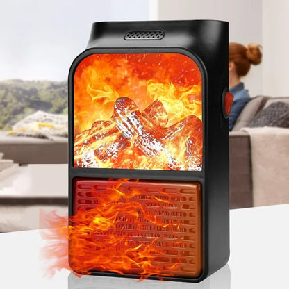 Mini Electric 3D Flame Fireplace Heater - Wholesalus