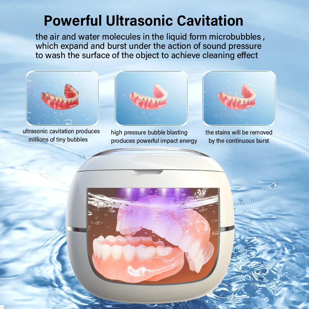 Mini Portable UV Ultrasonic Cleaner - Wholesalus