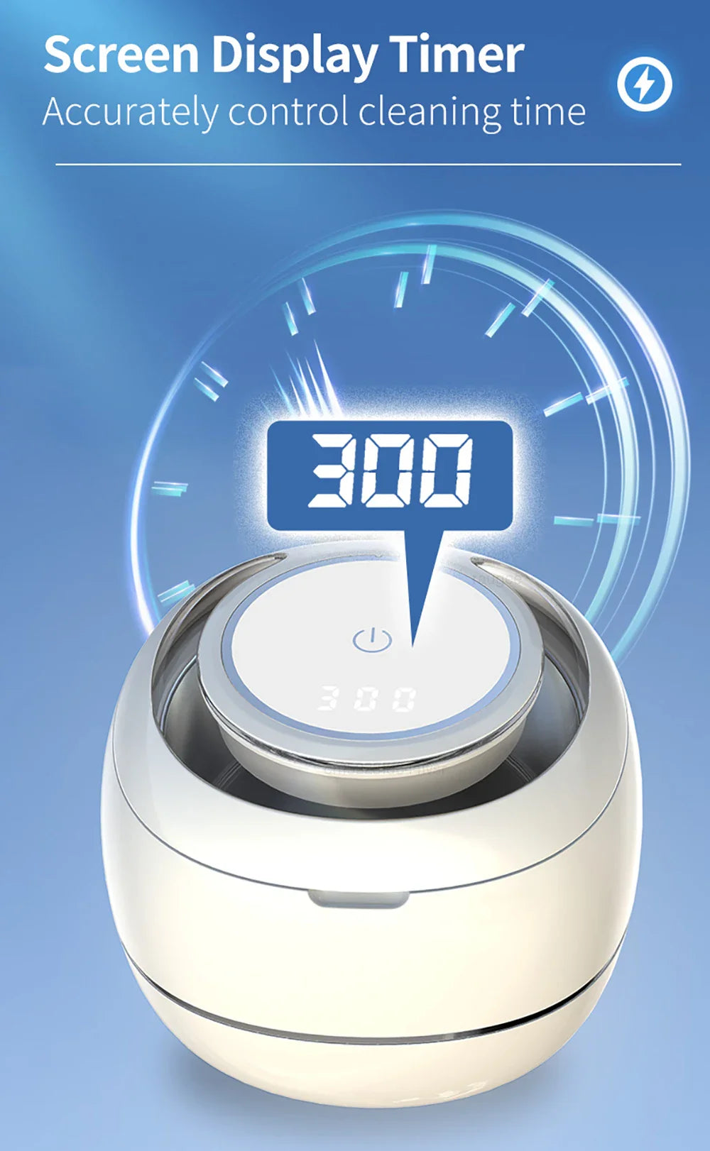Mini Portable UV Ultrasonic Cleaner - Wholesalus