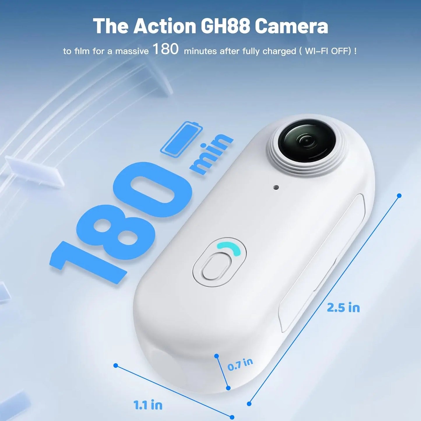 HD WiFi Wearable Action Body Cam - Wholesalus