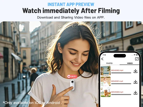 HD WiFi Wearable Action Body Cam - Wholesalus