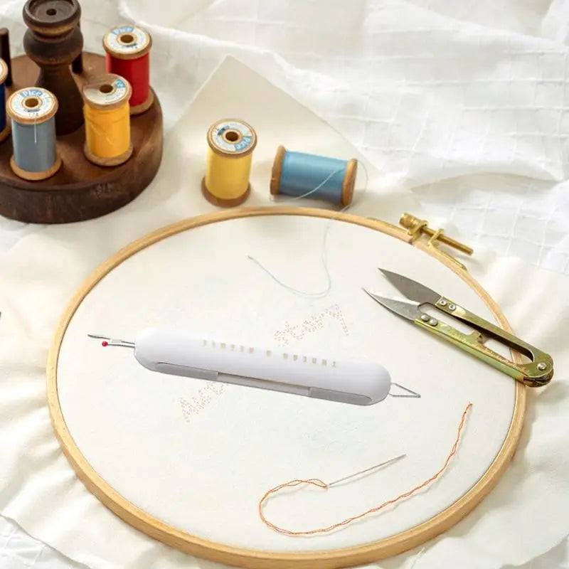 2 in 1 Needle Threader Seam Ripper - Wholesalus