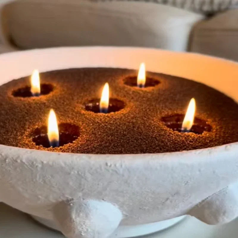 Non-Toxic Reusable Pearled Candle - Wholesalus