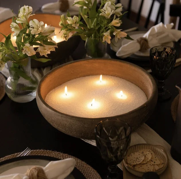 Non-Toxic Reusable Pearled Candle - Wholesalus