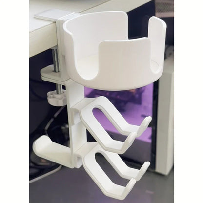 4 in 1 Desk Cup Holder with Headphone Stand - Wholesalus