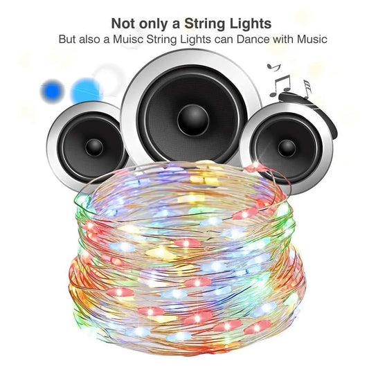 Sound Control Decorative String Light - Wholesalus