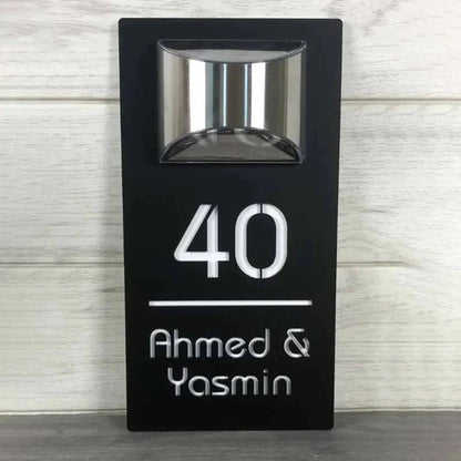 Solar House Address Sign Light - Wholesalus