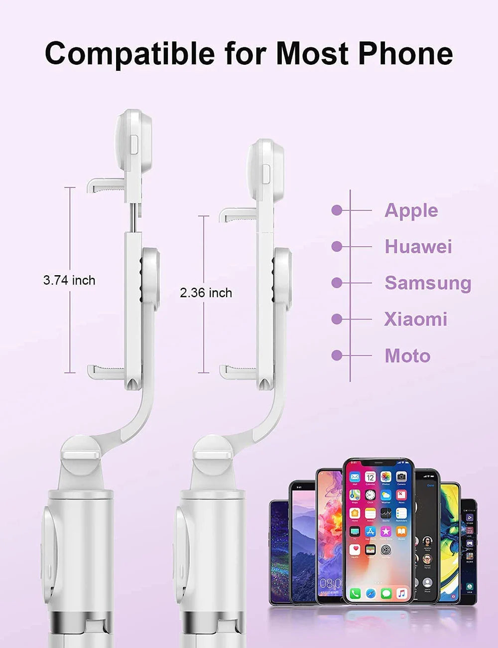 Bluetooth Selfie Stick Tripod with Fill Light - Wholesalus