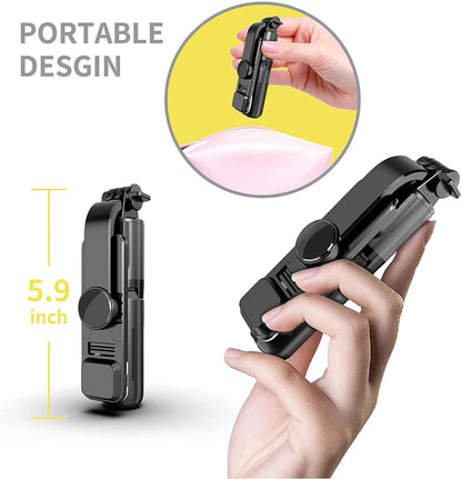 Bluetooth Selfie Stick Tripod with Fill Light - Wholesalus