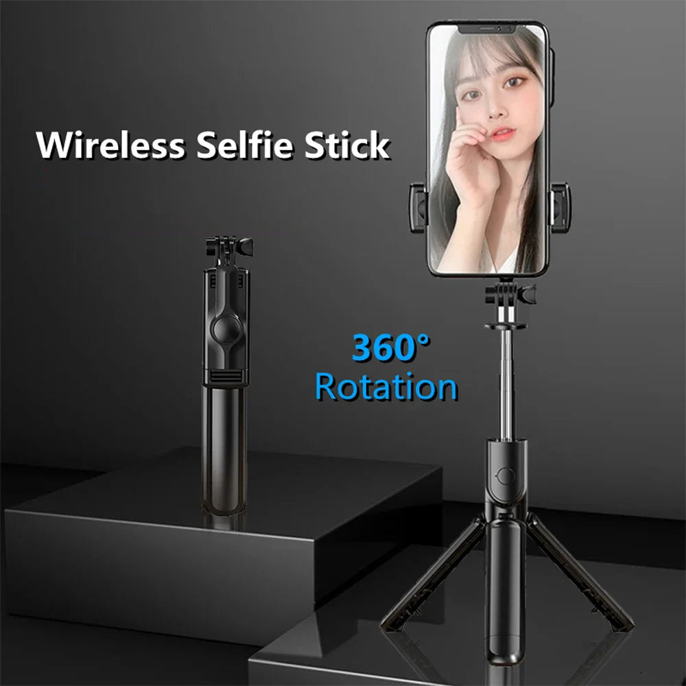 Bluetooth Selfie Stick Tripod with Fill Light - Wholesalus