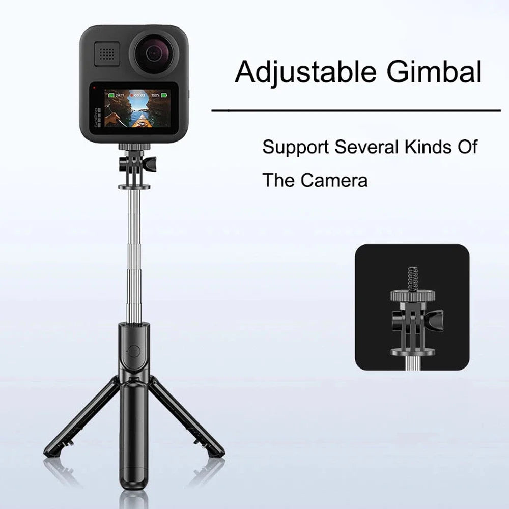 Bluetooth Selfie Stick Tripod with Fill Light - Wholesalus
